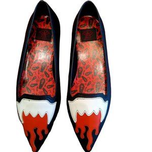 🦇 EUC🦇 | Strange Cvlt Drac Flat | Black | Dracula Vampire | Fangs Cult | Sz 10